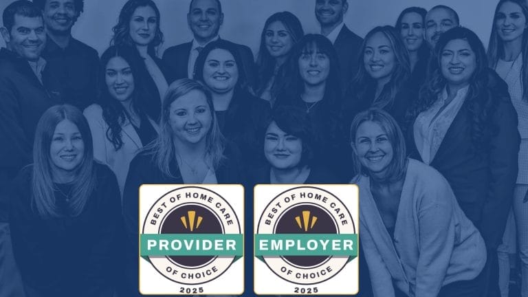 Legacy Homecare LA awarded Best of Home Care: Provider of Choice and Employer of Choice 2025 for outstanding private duty nursing and specialized caregivers serving Los Angeles County and Orange County. Recognized for excellence in care for ALS, Parkinson's, Dementia, Heart Disease, Alzheimer's, and other conditions.